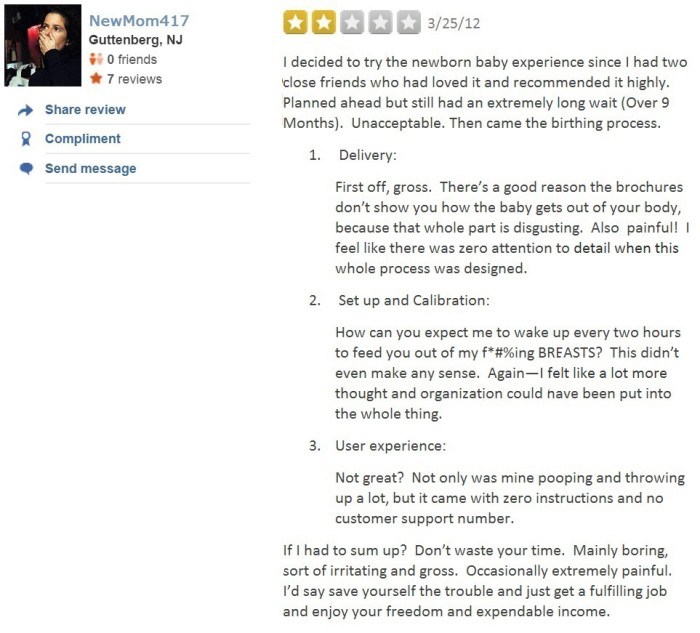 Yelp Reviews New Babies 1