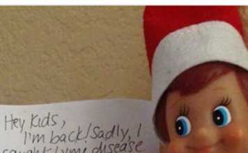 An Elf On The Shelf Idea For Lazy Parents