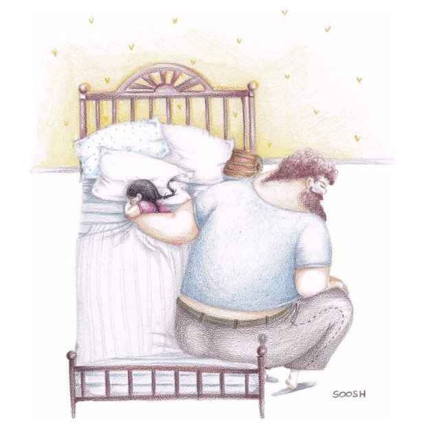 These Beautiful Illustrations Show the Unique Bond Between Fathers and Daughters 3