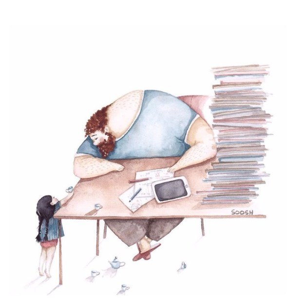 These Beautiful Illustrations Show the Unique Bond Between Fathers and Daughters 7