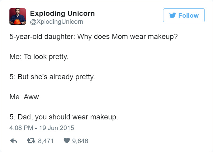 Dad Of 4 Girls Tweets Conversations With His Daughters, Proves Parenting Is Fun 1